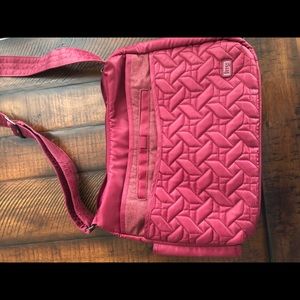 Lug Breeze handbag in cranberry